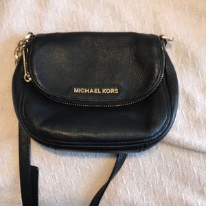 Michael Kors small black leather purse